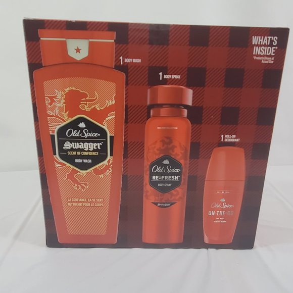 Old Spice SWAGGER 3 Piece Body Care Wash Gift Set - Picture 3 of 8
